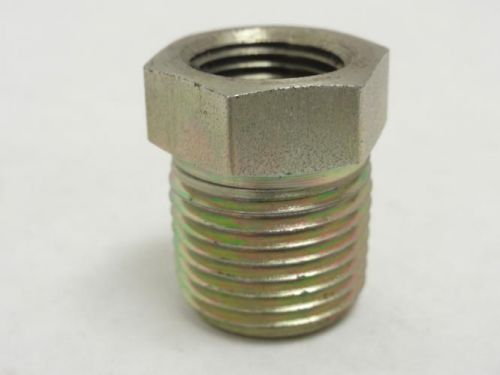142187 new-no box, parker 8-6 rb  reducing bushing 1/2&#034; npt to 3/8&#034; npt for sale