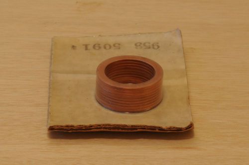Conflat copper uhv rings, 2.75 inch, 6-hole, OD 48mm, ID 37mm, 10 count, NOS
