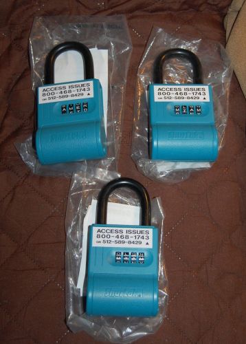 ShurLok Key Lok Box -Combination Lock w/key holder - Set of 3