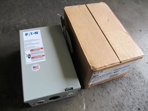UNUSED! EATON CUTLER HAMMER 30 AMP 3-POLE GENERAL DUTY SAFETY SWITCH DG321NGB