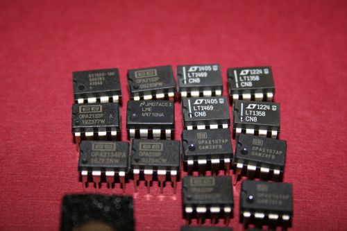Lot of OPamps, Operational Amplifiers, etc