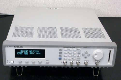 Agilent 81104A 81105A*2 0.001Hz-80MHz 2ch Pulse/Pattern Generator