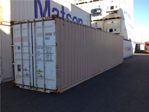 USED - 40&#039; ISO SHIPPING CONTAINER: WWT - Wind and Water Tight - Savannah, GA