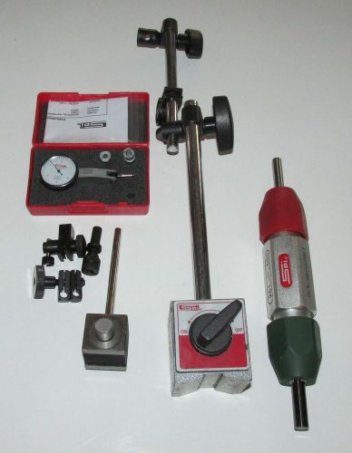 SPI Magnetic Indicator Base/Holder and Machinist Tool Lot