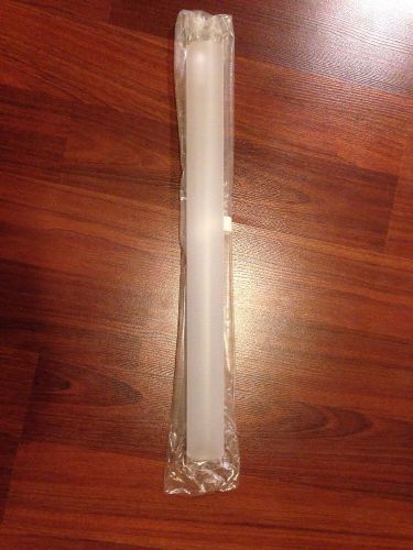20&#034; quartz glass process tube sleeve - uv, wastewater, lab tube, heater for sale