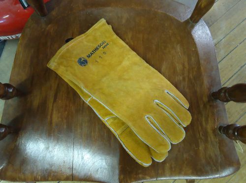 New! Pair of Matheson Select Welding Gloves #115 (Large) Genuine Cowhide