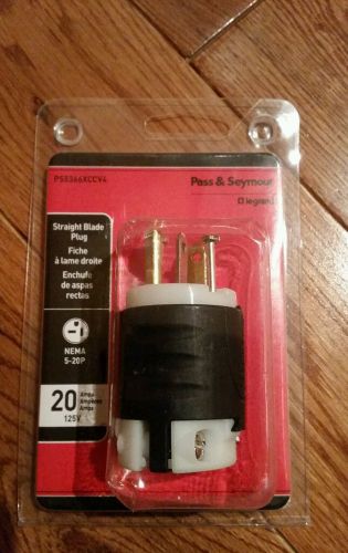 Pass &amp; Seymour  straight blade plug 20 Amps 125 v