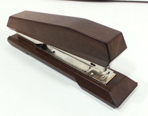 Vintage Retro Brown Faber Castell Desk Stapler FC-17 - Made in Sweden