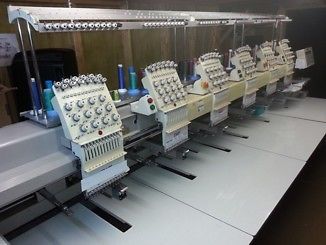 6 head SWF multi head Embroidery Machine