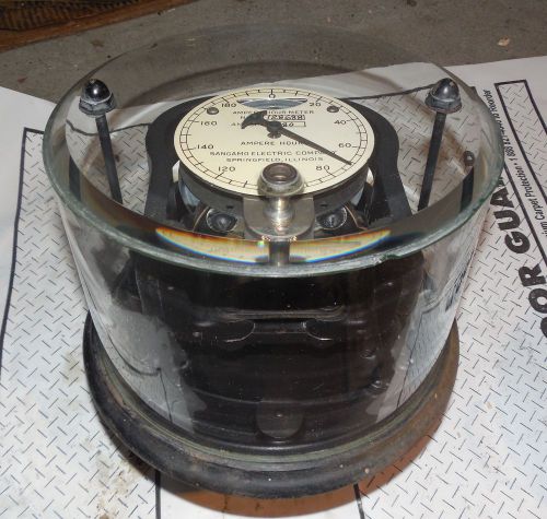 Vintage Sangamo Ampere hour Meter 80 Amperes #128688