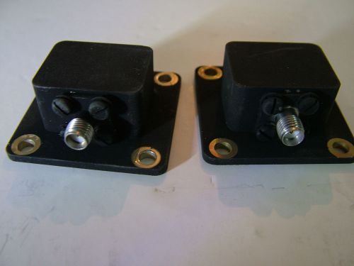 WR90 WAVEGUIDE ADAPTERS LOT OF 2 X BAND