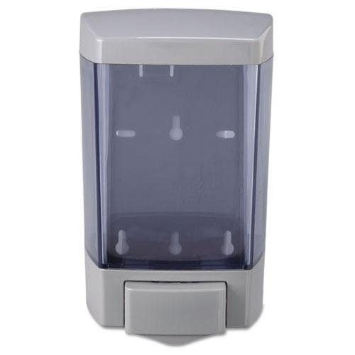 Impact 9347 plastic soap dispenser 46oz 5 1/2w x 4 1/4d x 8 1/2h trans gray 12/c for sale