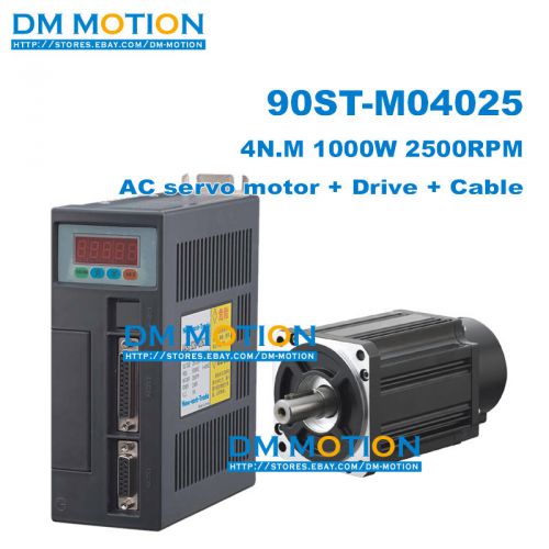 4n.m 1kw 90st m04025 ac servo system driver with encoder/motor for sale