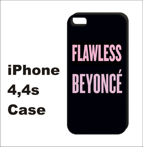 Beyonce Flawless New Custom Black Cover iPhone 4 4s Case