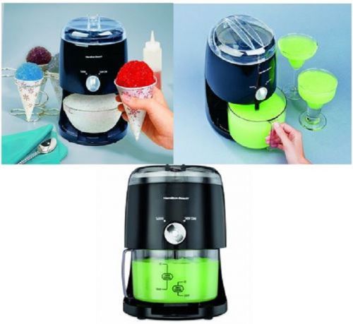 Electric crusher ice shaver machine snow cone maker icy treat hamilton beach new for sale