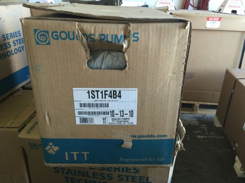 GOULDS 1ST1F4B4 NPE SERIES END SUCTION 316L STAINLESS STEEL CENTRIFUGAL PUMP
