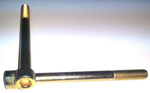 10x110x1.50 socket head cap screws (qty of 2)grade 12.9 zinc plated metric bolts for sale