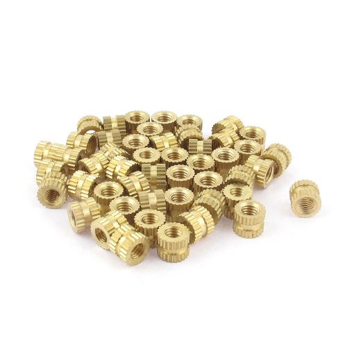 50 Pcs Fittings Knurl Thread Inserts 3mm x 5mm x 4mm for Injection Molding