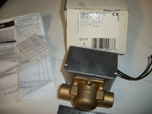Honeywell v8043b1027/u motorized valve straight thru removable powerhead for sale