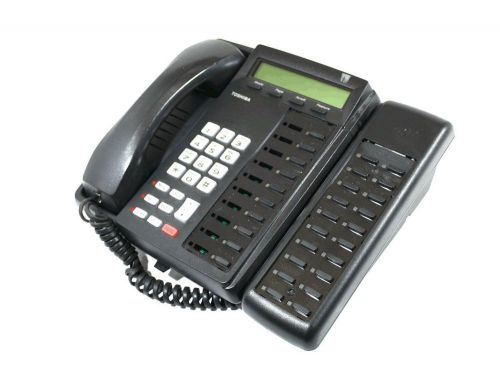Genuine toshiba land line phone with side attachment dkt3010-sd for sale