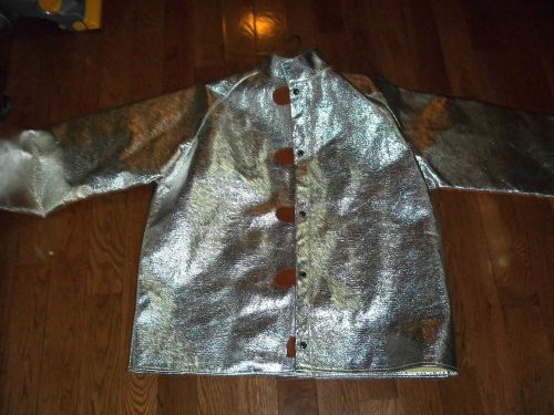 Men&#039;s aluminized fire retardant heat jacket coat xl for sale