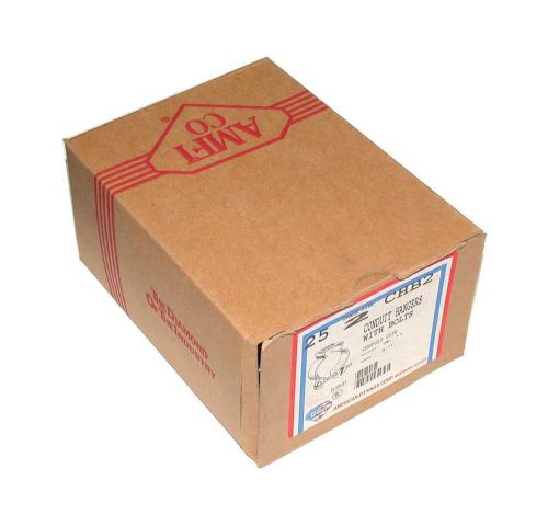 New box of 25 american fittings 1&#034; conduit hangers w/bolts  model chb2 for sale