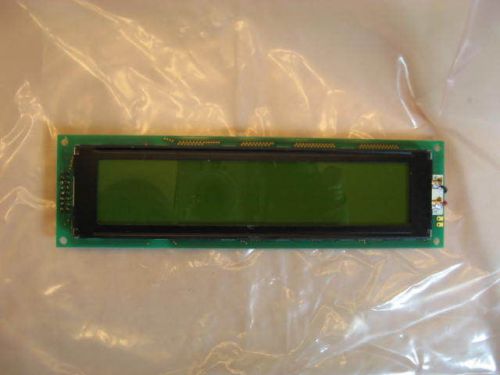 2 Optrex LCD Alphanumeric Display Modules - 1 DMC40457 4x40 &amp; 1 DMC16230 2x16