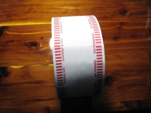 COIN WRAP AUTOMATIC WRAPPER PAPER 1 Roll Cent Pennies