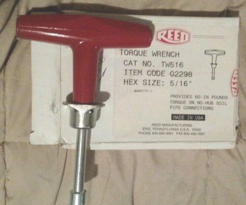 Reed tw516 torque wrench  5/16&#034;.  (t 516) for sale