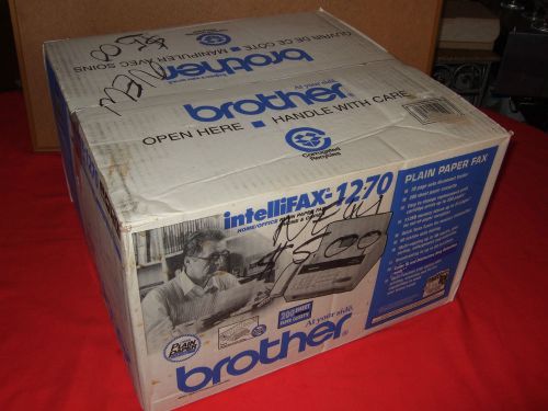 New Brother Intellifax 1270 fax machine Plain Paper Memory Facsimile Tested On