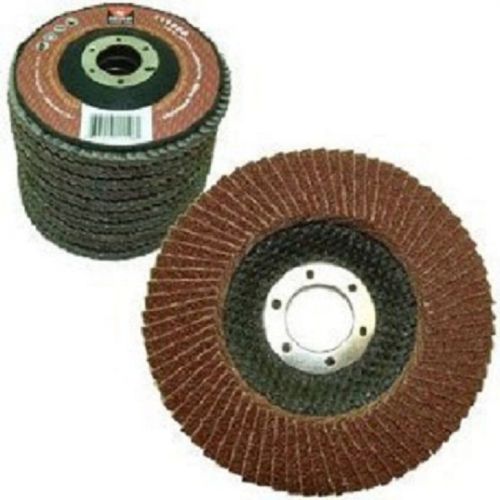 10 Pack 4-1/2&#034; Auto Body Sanding Flap Discs 80 Grit by Neiko OOO