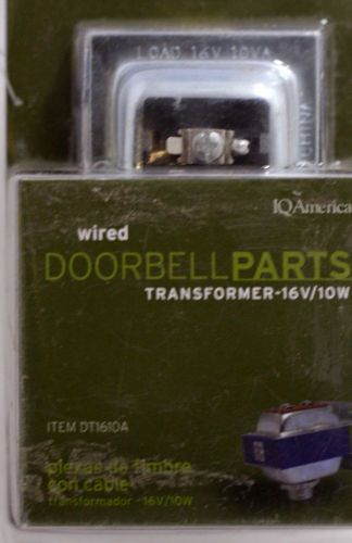 Electrical IQ America-16volt Door Bell Transformer&#034; NEW-(B1)