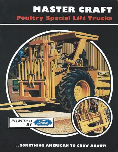 Fork Lift Truck Brochure - Master Craft - Poultry Special - Ford - c1991 (LT174)