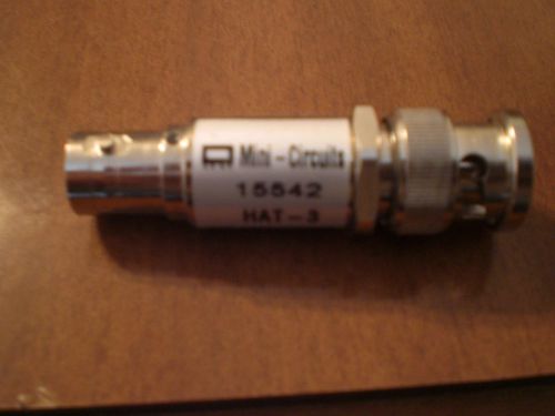 Hat-3 mini-circuits bnc fixed attenuator 50 ohm dc-2ghz for sale