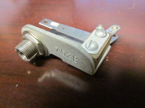 Vintage Right-Angle STEREO Guitar Phone Jack 1/4&#034;  702B