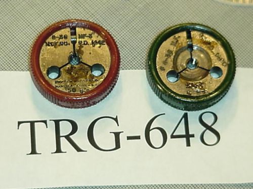 Thread Ring Gage Set 8-36 NO &amp; NOGO TRG-648