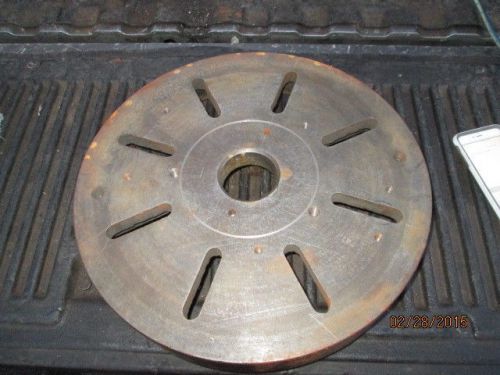 MACHINIST MILL LATHE TOOL NICE HEAVY Large 17&#034; Lathe Face Plate
