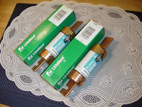 Lot of two (2) littelfuse flnr 175 id indicator 250 volts or less rk5 time delay for sale