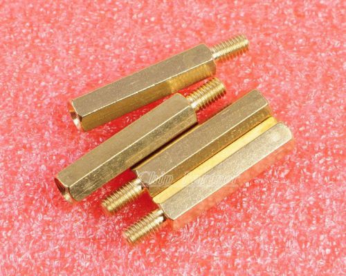 1pc m3 male 6mm x m3 female 20mm brass standoff spacer m3 20+6 for sale