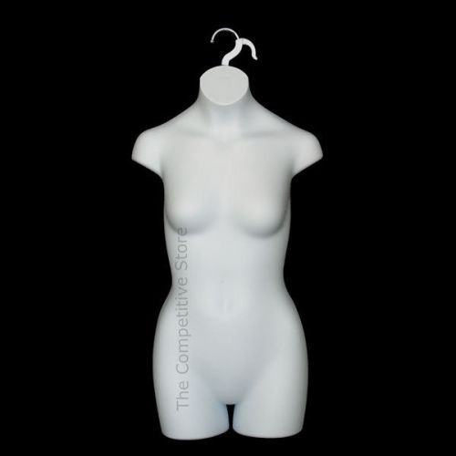 Teen Girl Dress Mannequin Form - Use To Display Kids Sizes 10-12 - White