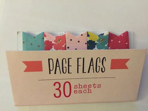 Target One Spot Floral Page Flags