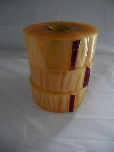 Lot of 3 rolls of 3M 373G Scotch Tape for carton-sealing, 450 yards per roll
