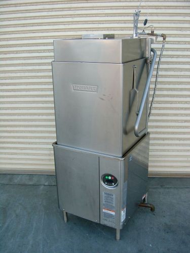 Hobart am15t commercial high temp tall electric dishwasher w/ booster heater for sale