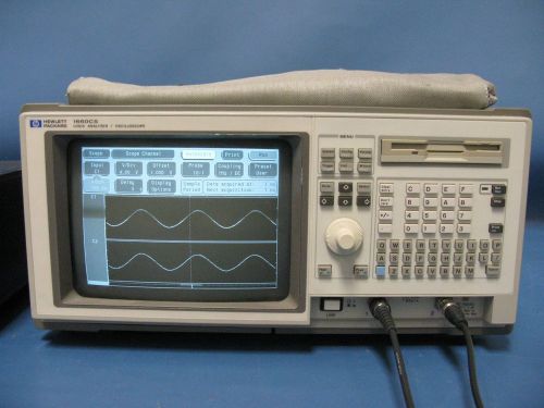 Agilent hp 1660cs logic analyzer &amp; oscilloscope with 4 pods and grabbers for sale