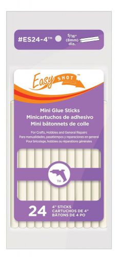Arrow Fastener ES24-4 All-Purpose Clear EasyShot Mini Glue Stix