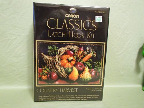 Spinrite Wonderart Classic Latch Hook Kit  20 by 30-Inch  Country Harvest