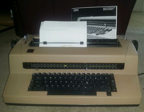 IBM Correcting Selectric III  Electric Typewriter with Operating instructions