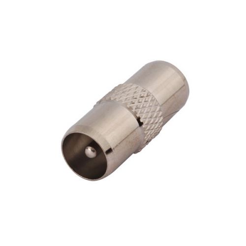 Tv plug male to plug male straight rf coaxial adapter connector for car antenna for sale
