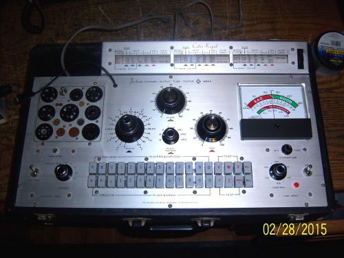 Jackson Model 658A  Tube Tester- tested and working