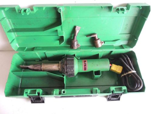 Leister triac hot air blower  heat gun plastic welder with case and 3 tips for sale